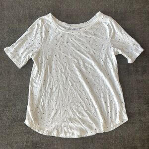 LOFT Ann Taylor Star 4th of July Layering T-Shirt Tee Top - M